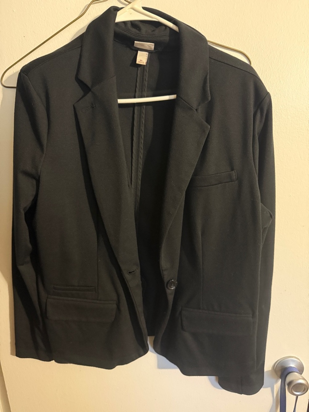 Black Women's Blazer Jacket - Classic Tailored Style